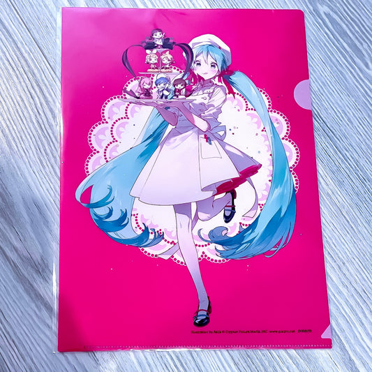 Hatsune Miku patisserie clear file folder - Limited artwork