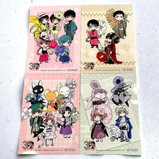 Clamp 30th anniversary stickers set
