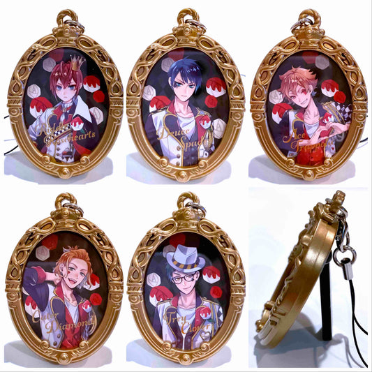 Disney Twisted Wonderland picture frame charm with strap - Heartslabyul