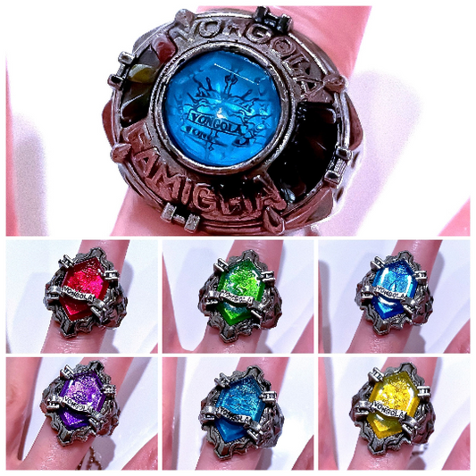 Katekyo Hitman Reborn Original Vongole Rings with keychain